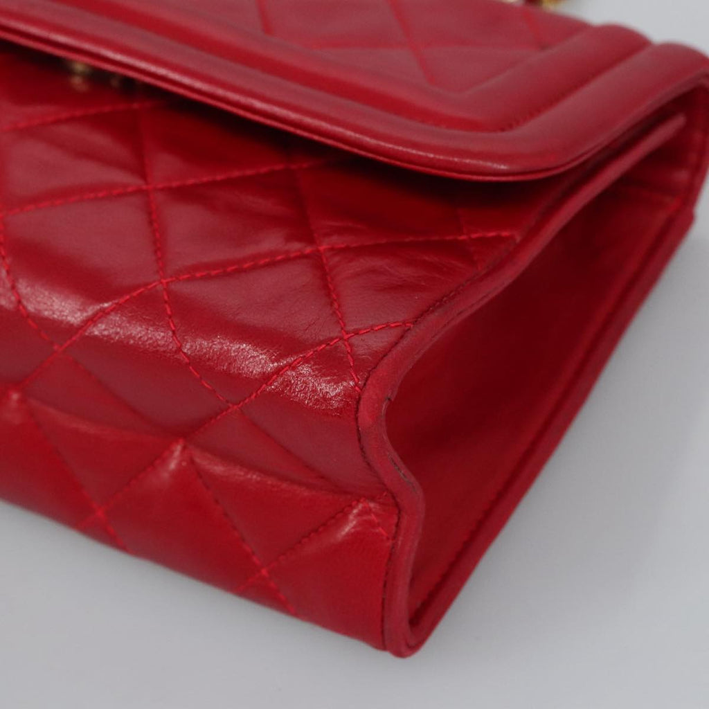 Chanel Classic Double Flap Bag Red Quilted Leather
