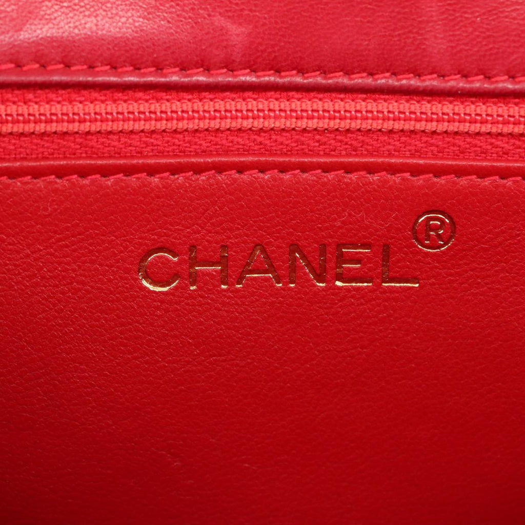 Chanel Classic Double Flap Bag Red Quilted Leather