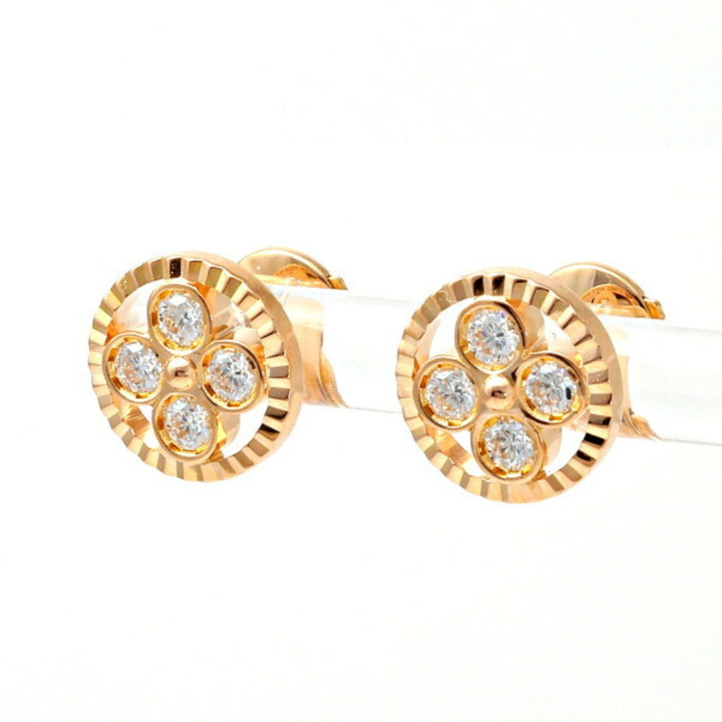 LV Flower Stud Earrings