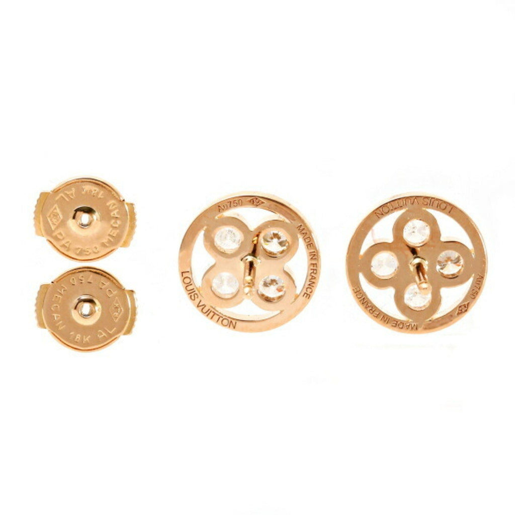 LV Flower Stud Earrings