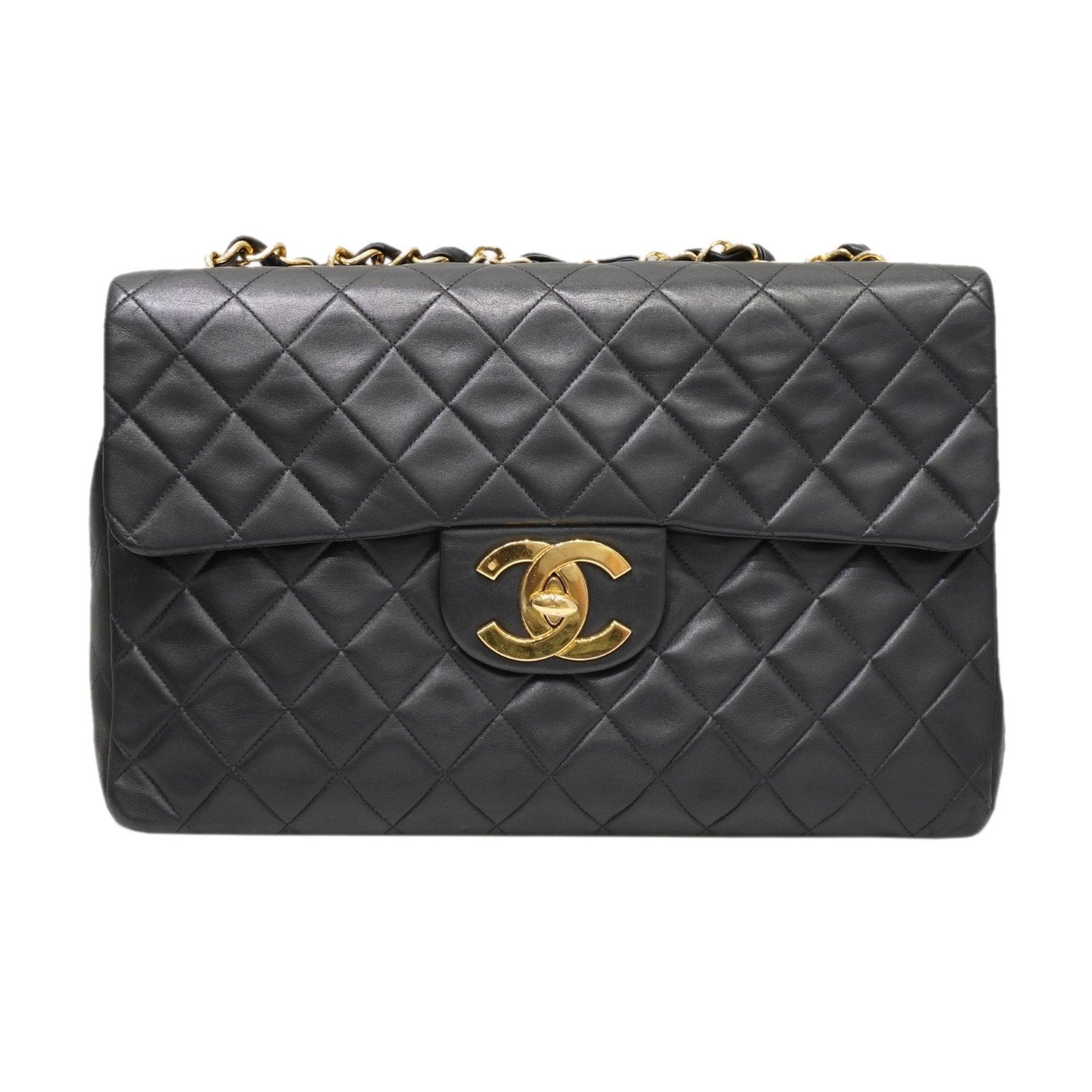 Chanel Classic Jumbo Lambskin Shoulder Bag