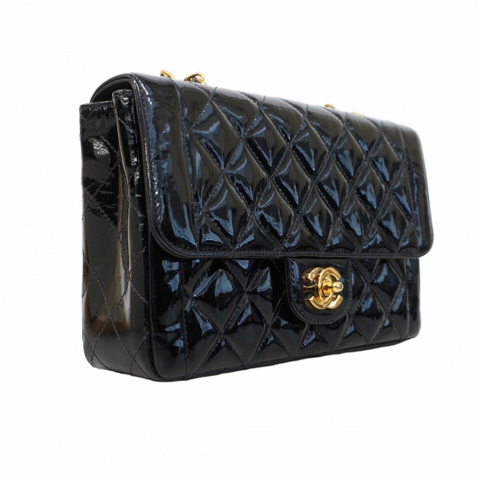 Chanel Classic Flap Bag Patent Leather