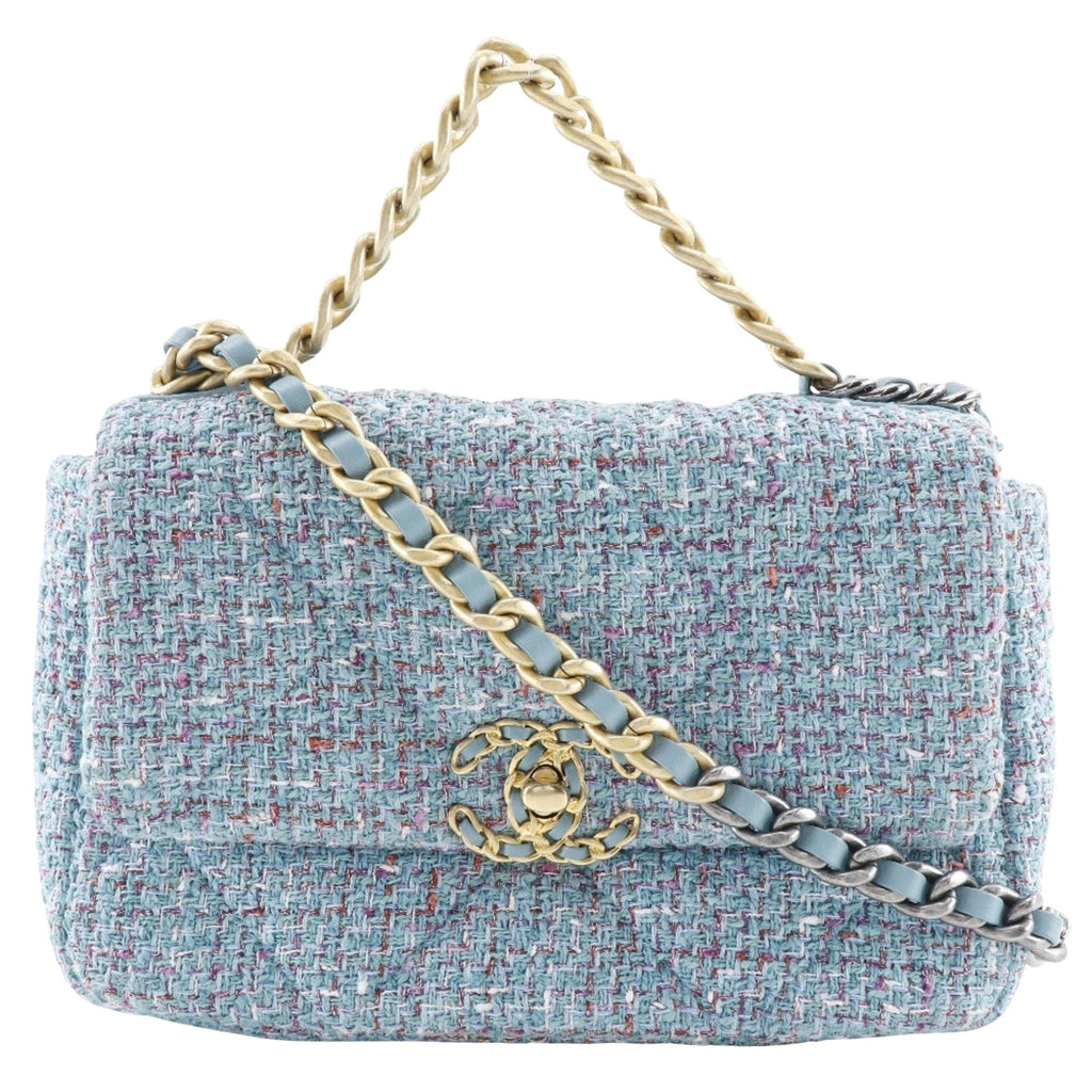 Chanel Chanel 19 Tweed Shoulder Bag