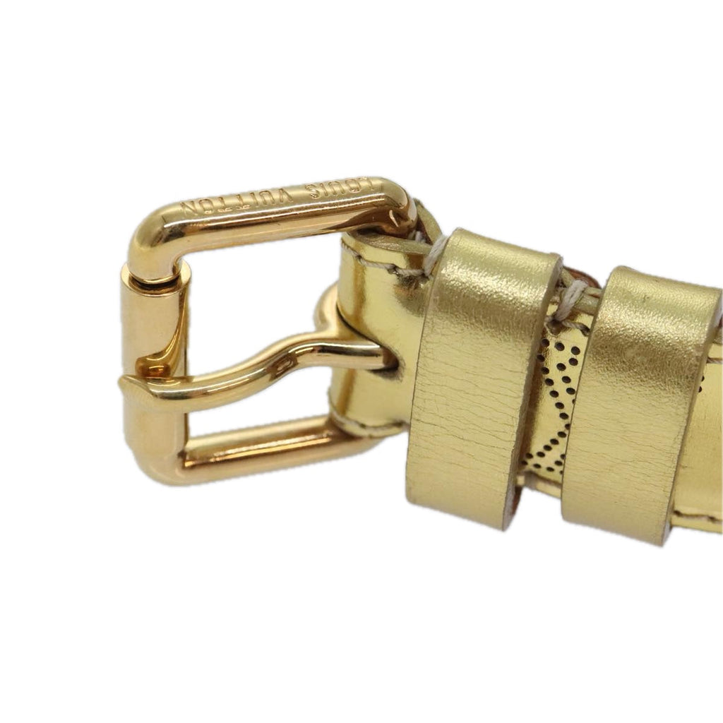 LV Monogram Empreinte Belt Gold