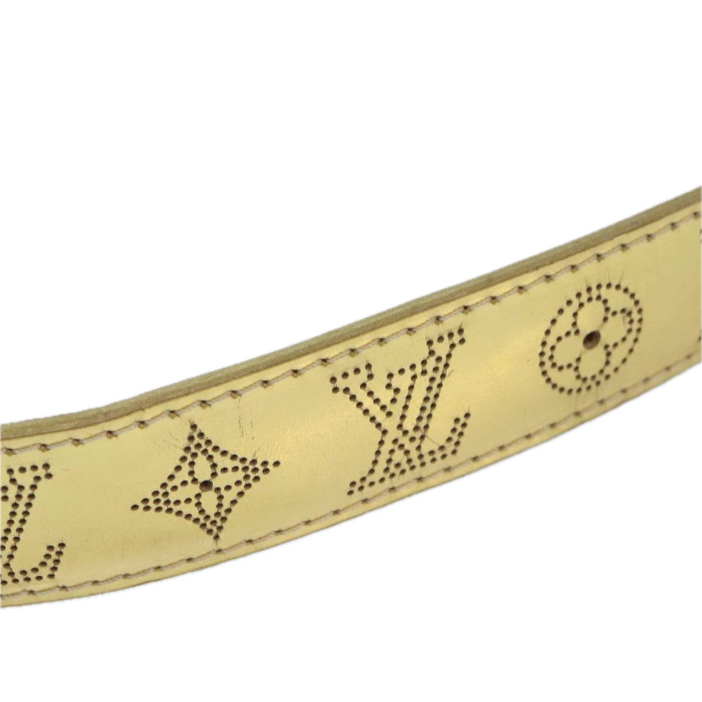 LV Monogram Empreinte Belt Gold