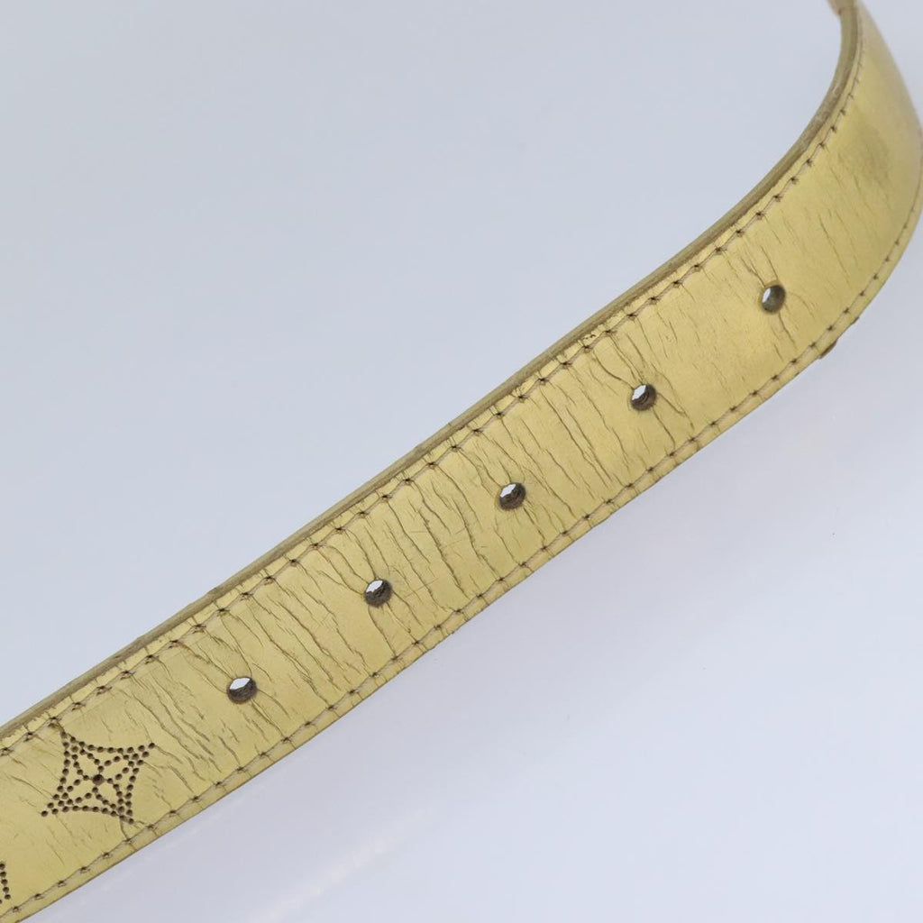 LV Monogram Empreinte Belt Gold