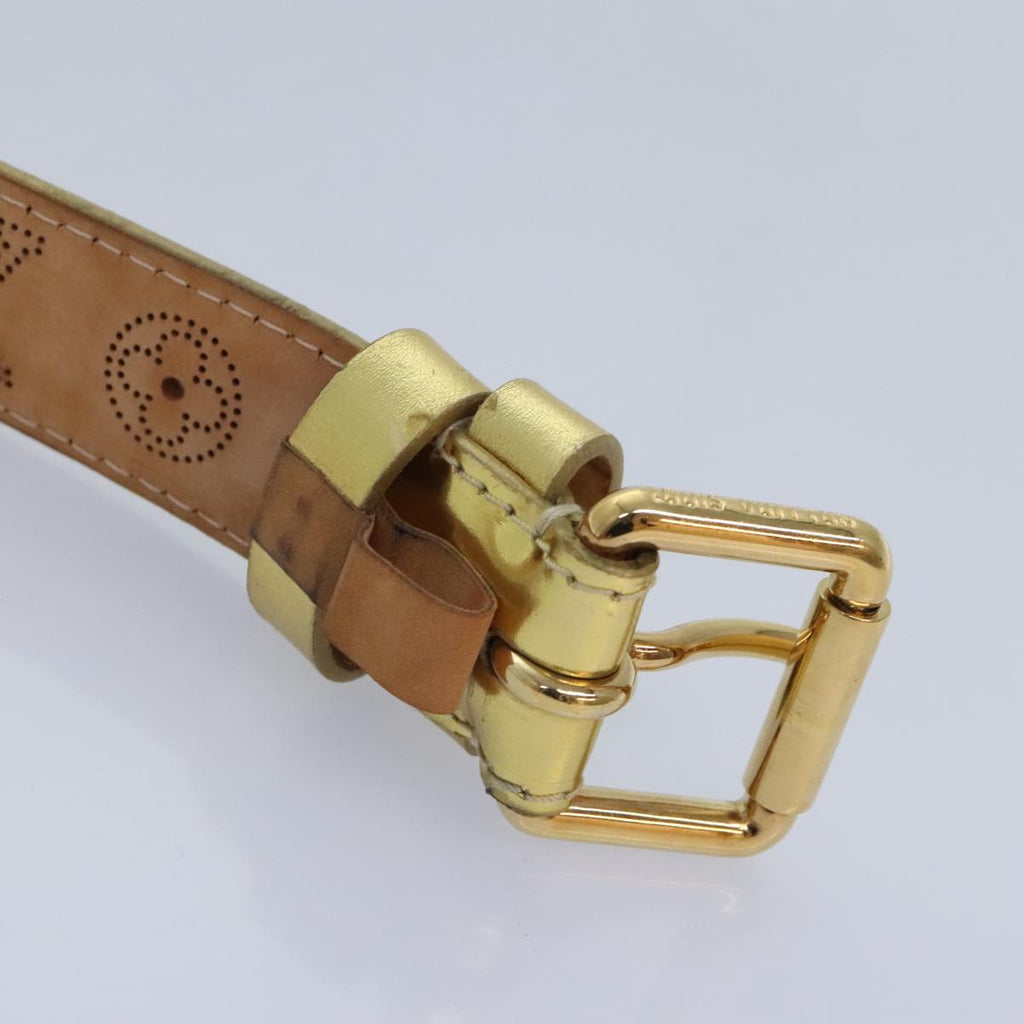 LV Monogram Empreinte Belt Gold