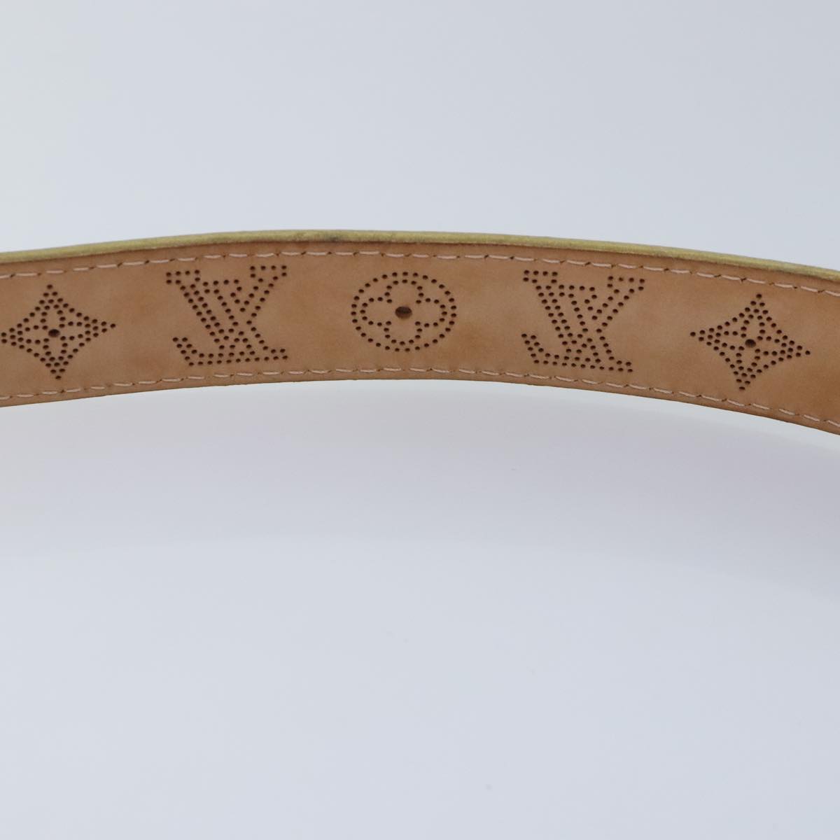 LV Monogram Empreinte Belt Gold