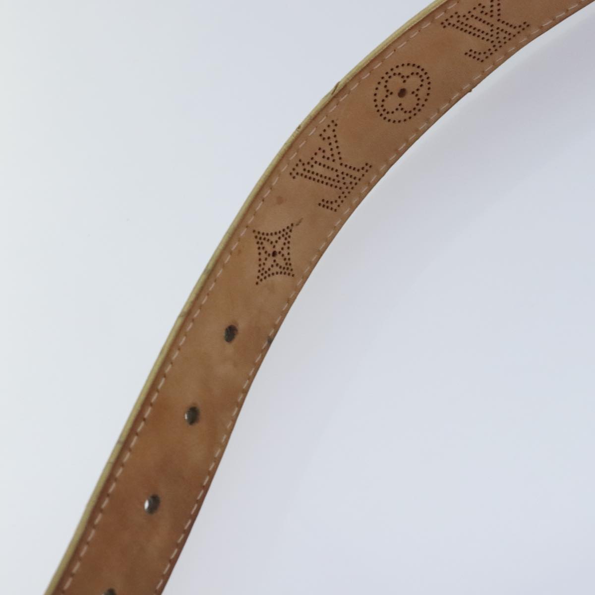 LV Monogram Empreinte Belt Gold