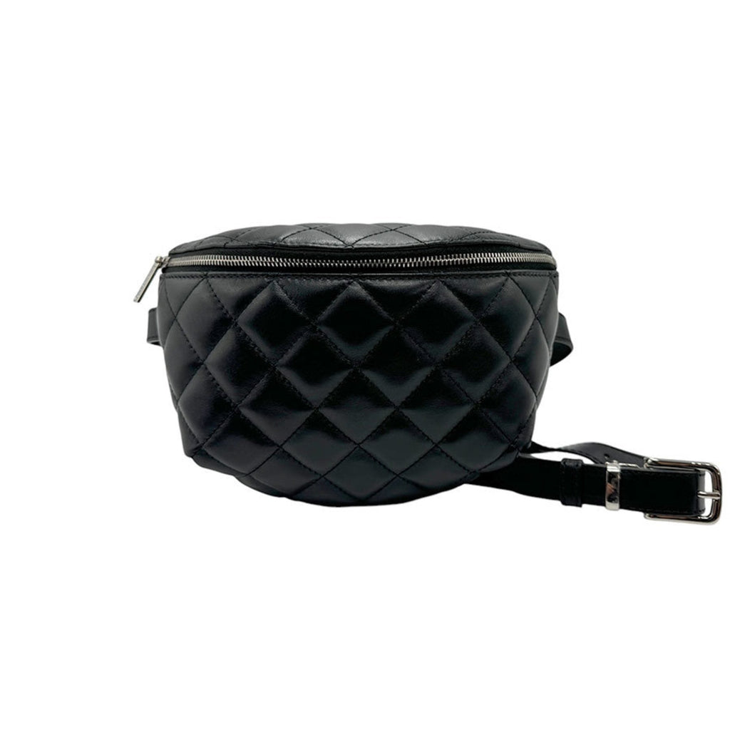 Chanel quilted leather belt bag