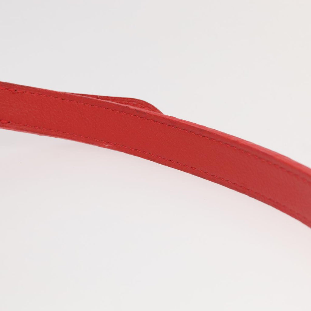 Lockme Bucket Red Perforated Leather