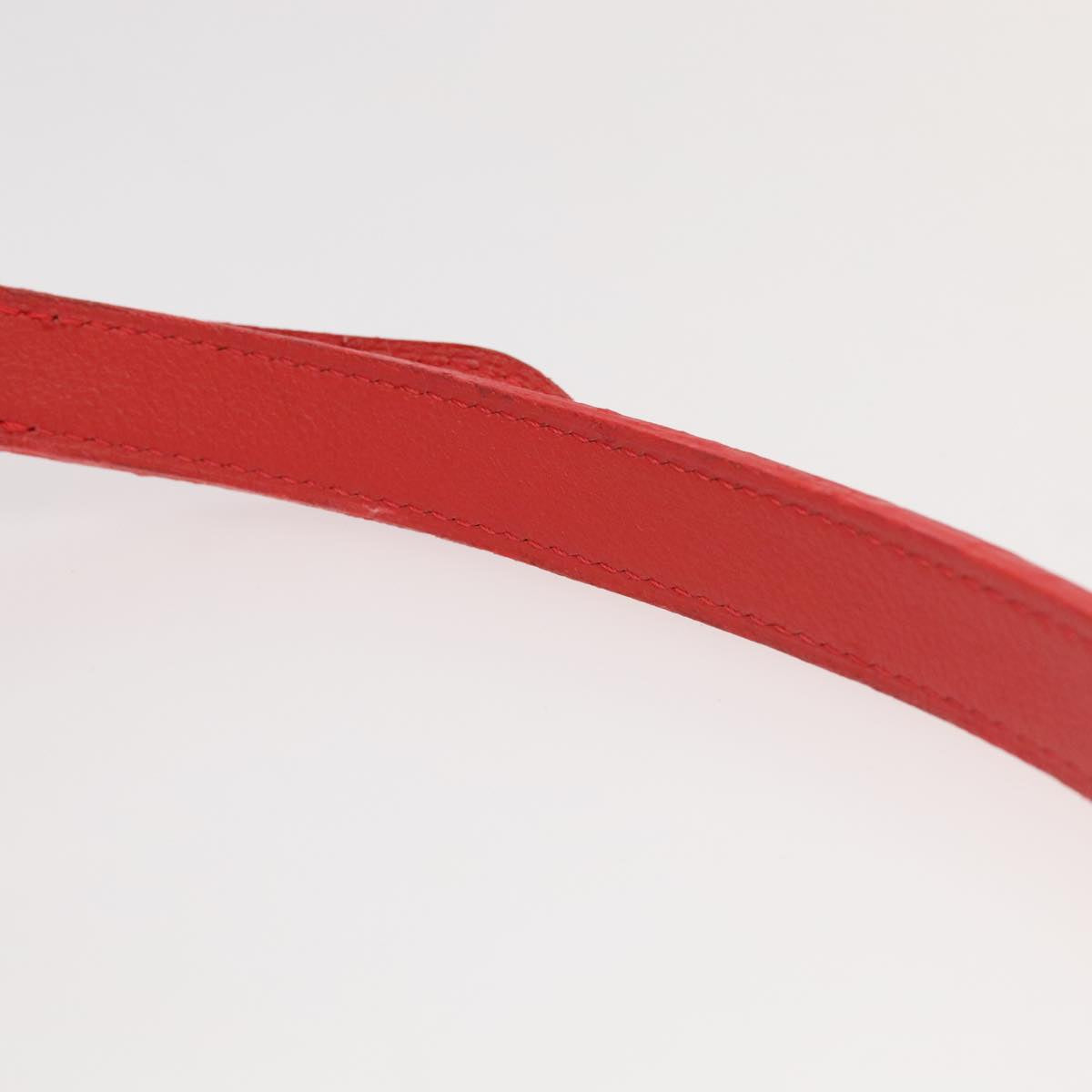 Lockme Bucket Red Perforated Leather