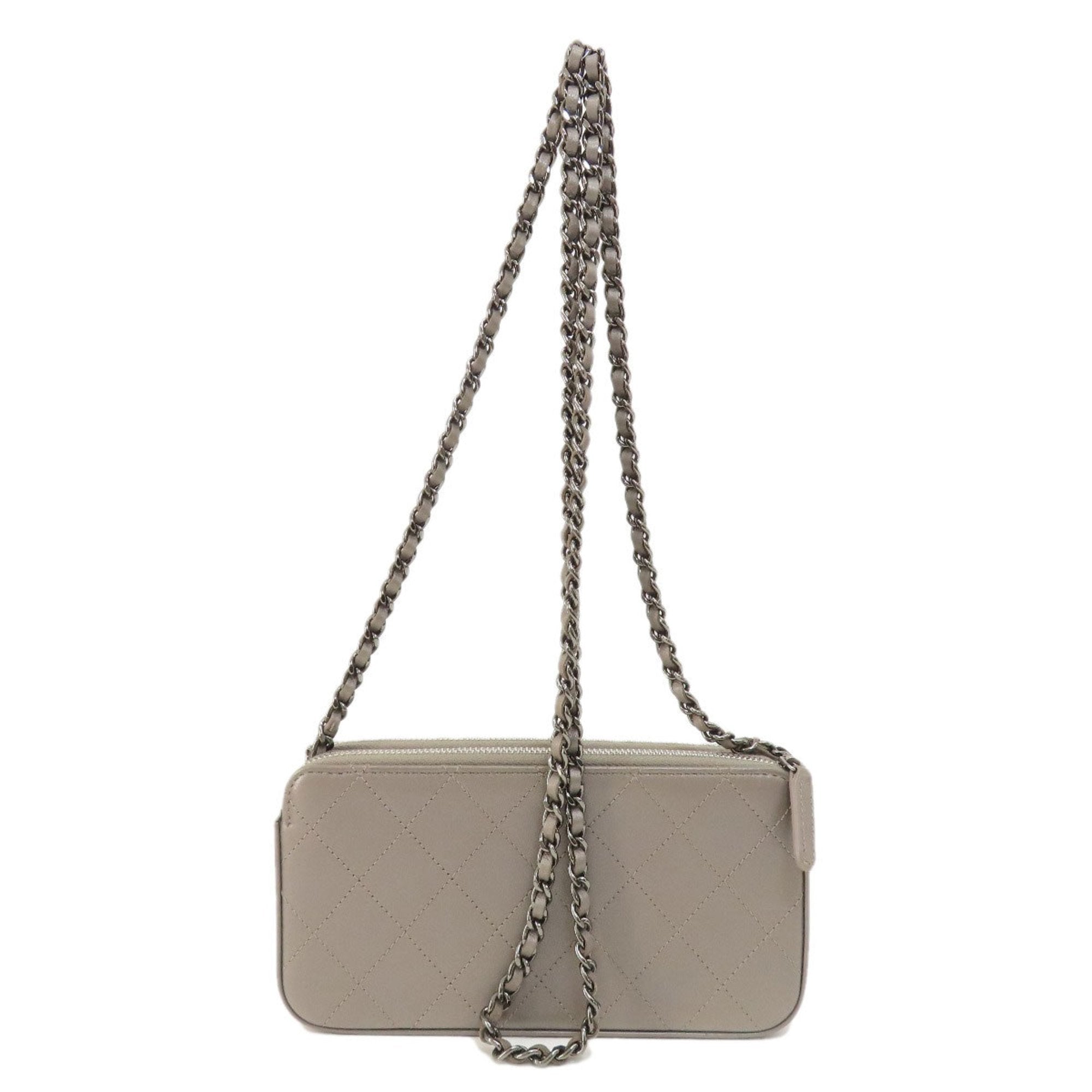 Chanel Classic Double Zip Chain Bag