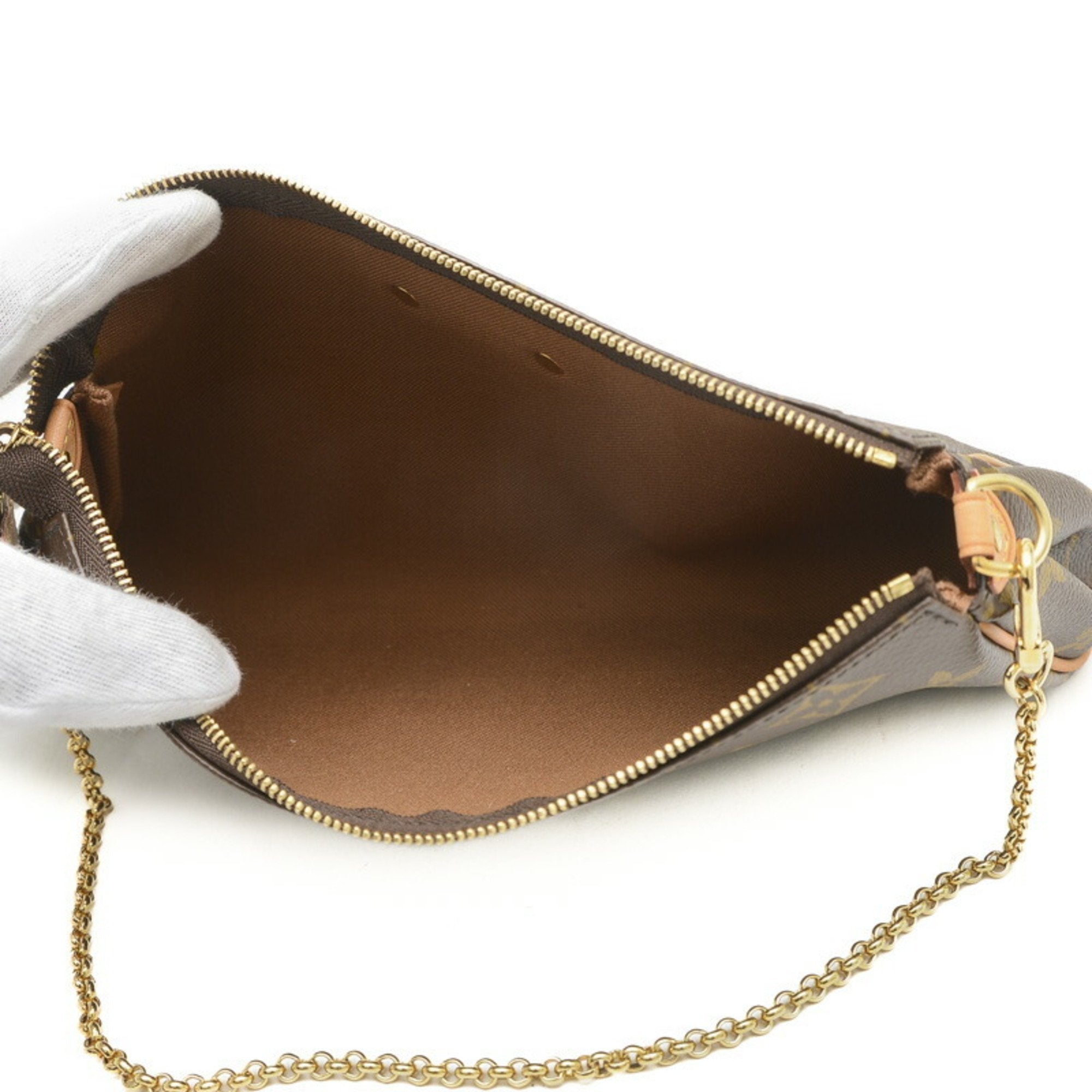 Pochette Felicie Monogram Chain Bag