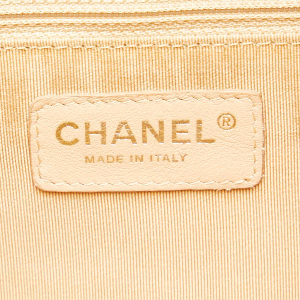 Chanel Classic Handbag Camel Leather