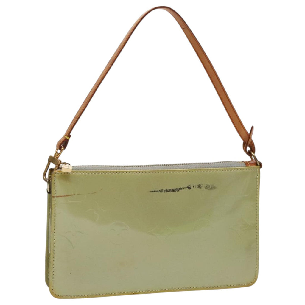 Pochette Vernis Clutch Green Patent Leather