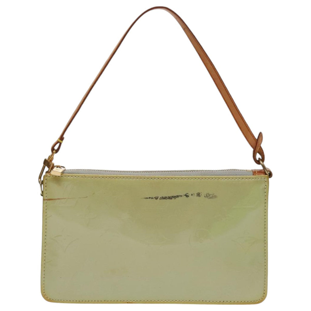 Pochette Vernis Clutch Green Patent Leather