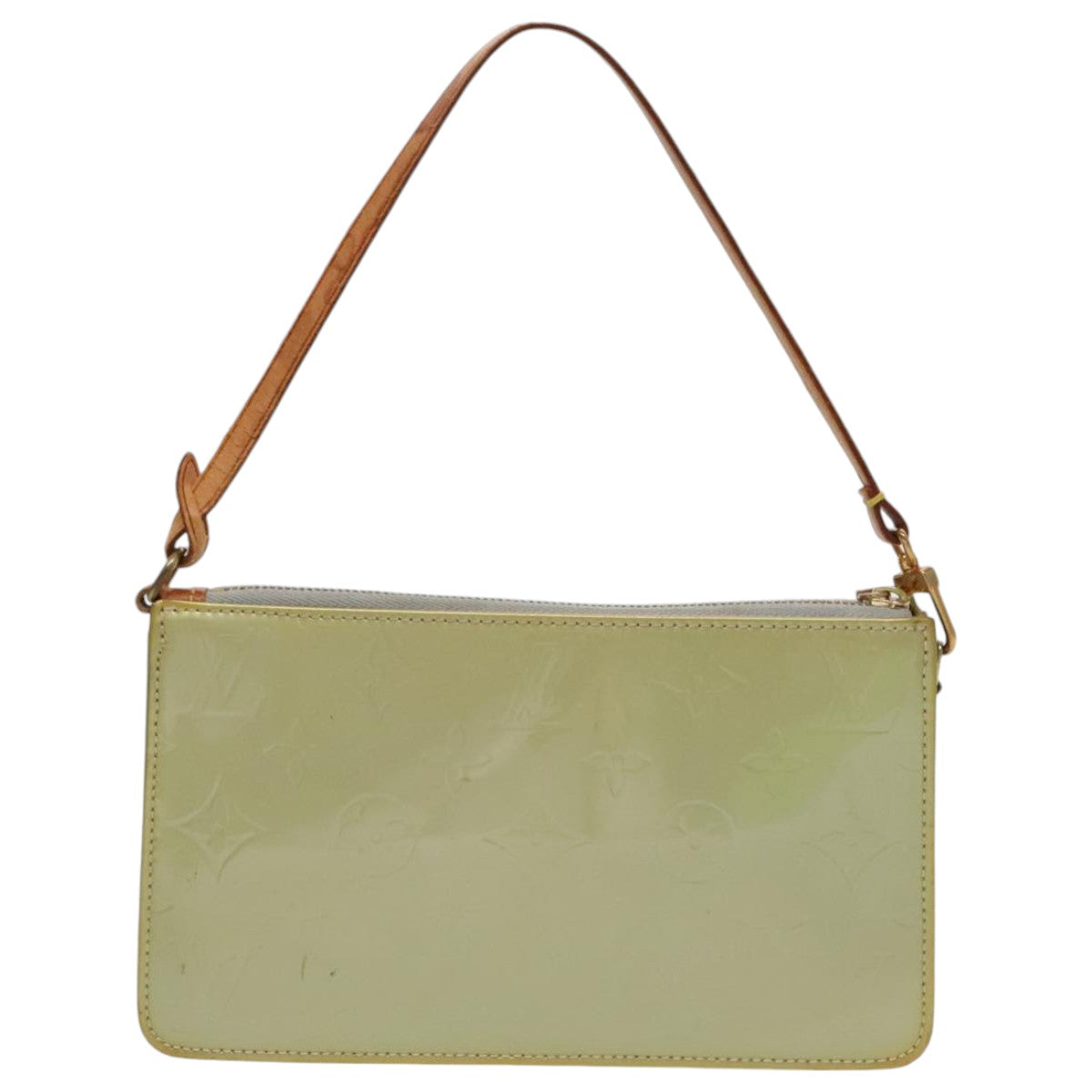 Pochette Vernis Clutch Green Patent Leather