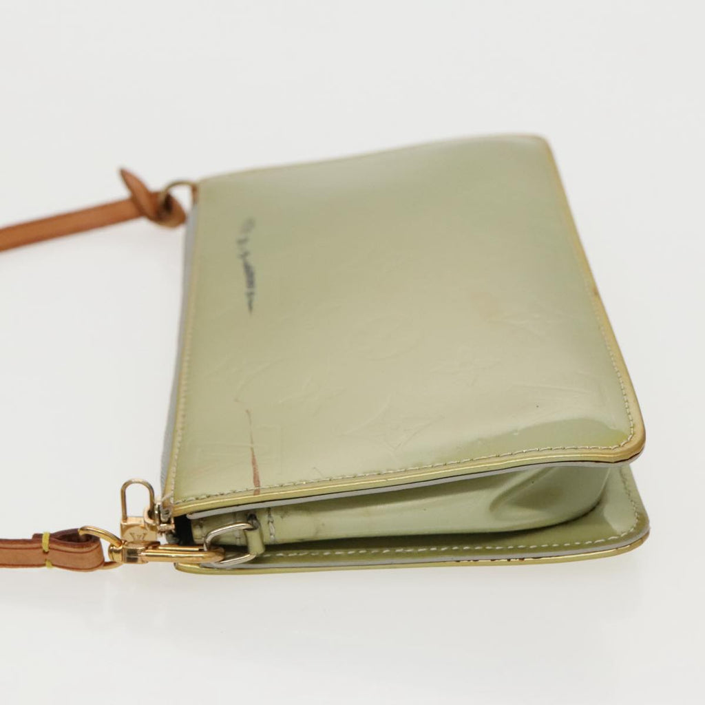 Pochette Vernis Clutch Green Patent Leather
