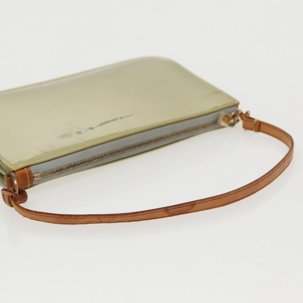 Pochette Vernis Clutch Green Patent Leather