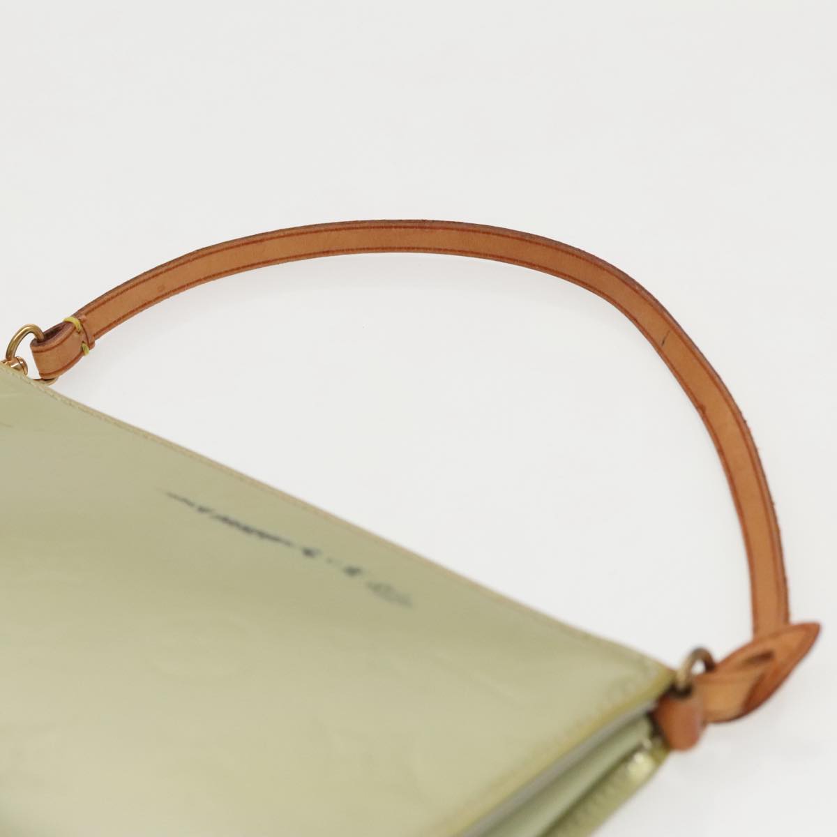 Pochette Vernis Clutch Green Patent Leather