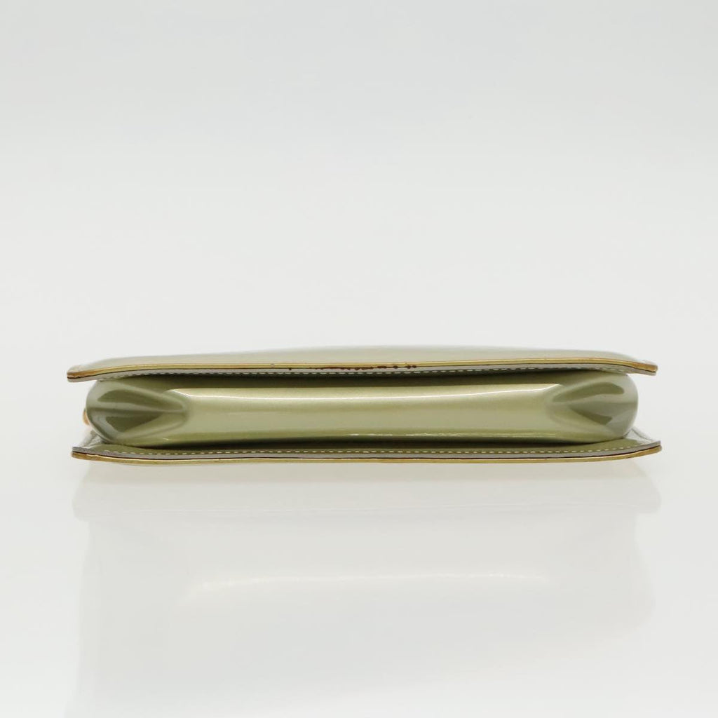 Pochette Vernis Clutch Green Patent Leather