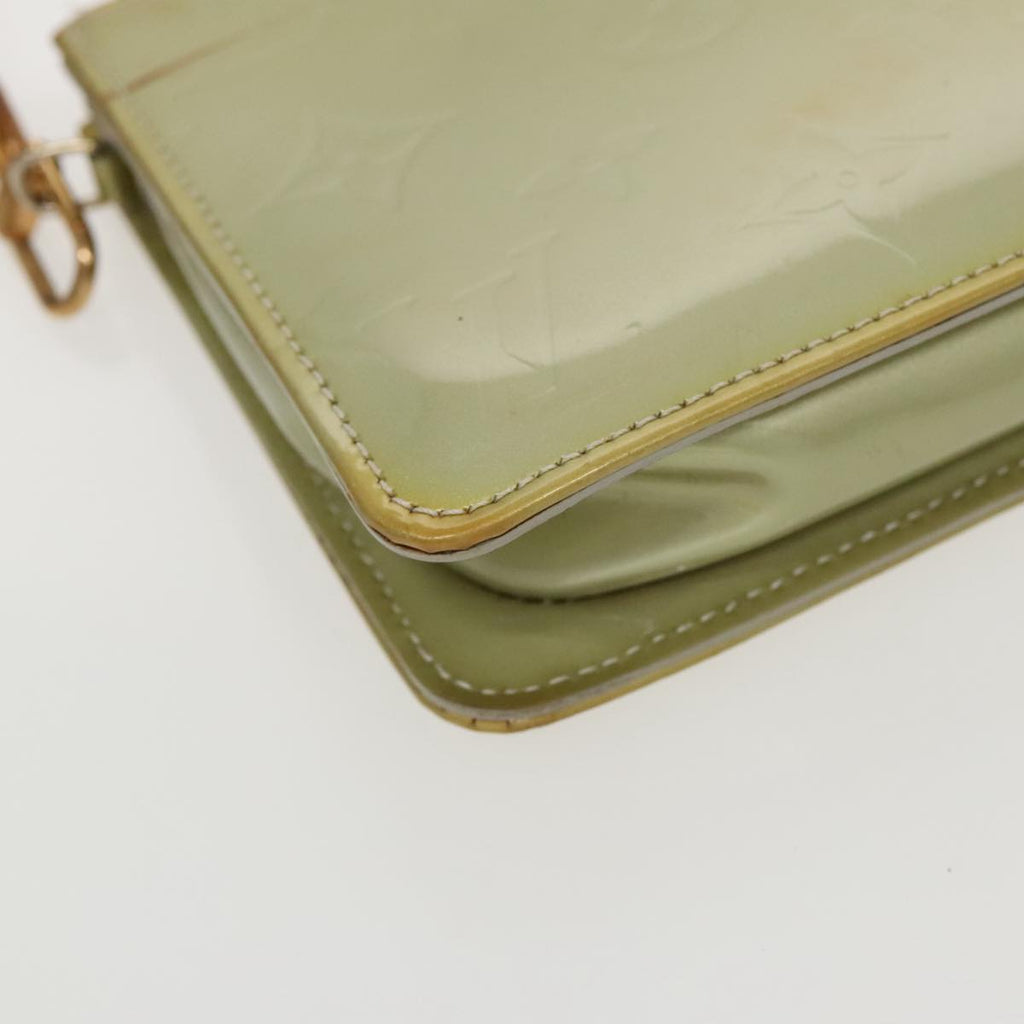 Pochette Vernis Clutch Green Patent Leather
