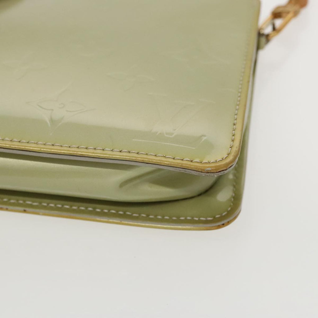 Pochette Vernis Clutch Green Patent Leather