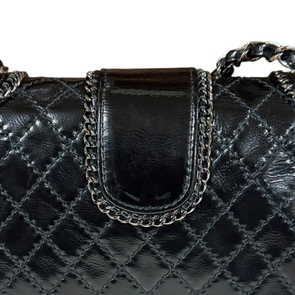 Chanel Quilted Leather Chain Bag Classic Flap