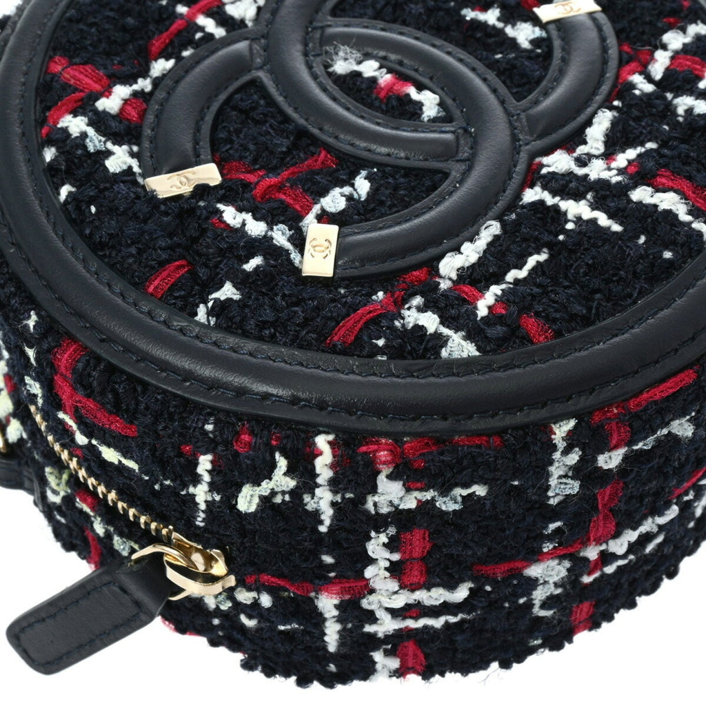 Chanel Round Tweed Chain Bag A94731