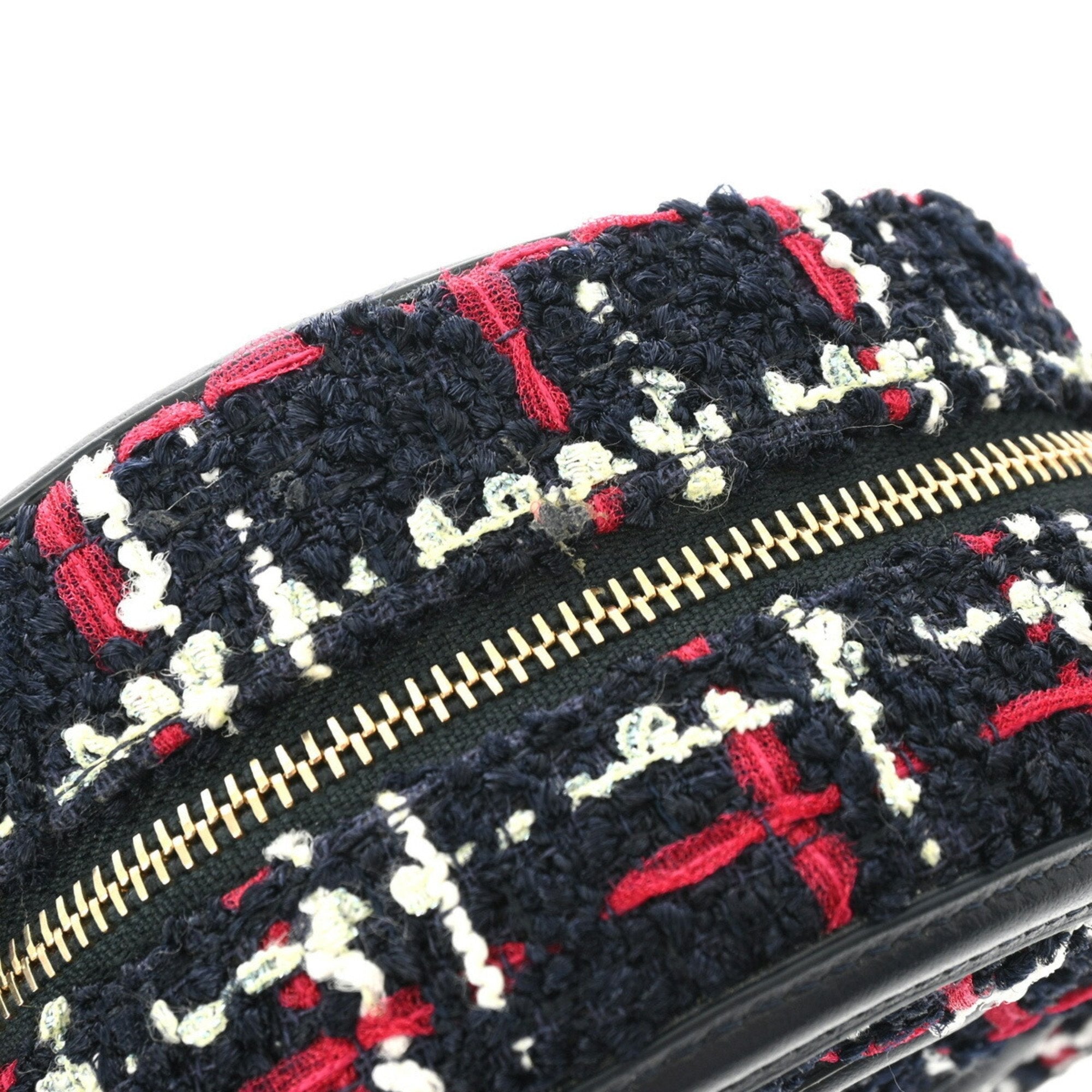 Chanel Round Tweed Chain Bag A94731