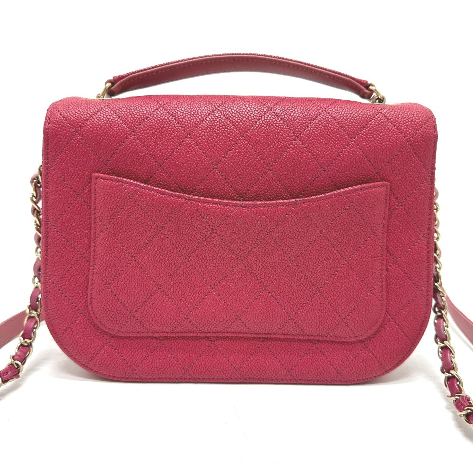 Chanel Chanel 19 Shoulder Bag Pink Caviar Leather