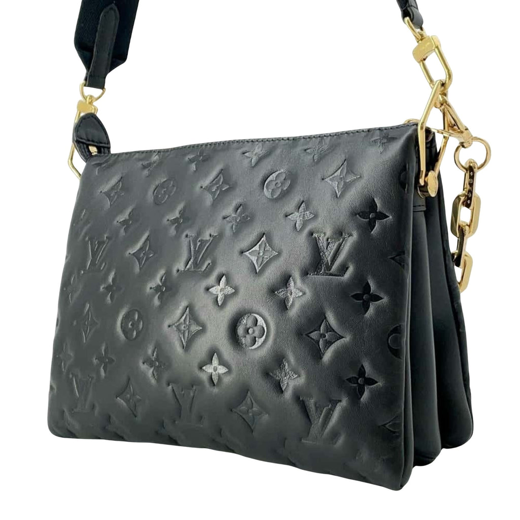LV Pochette Chain Empreinte Leather