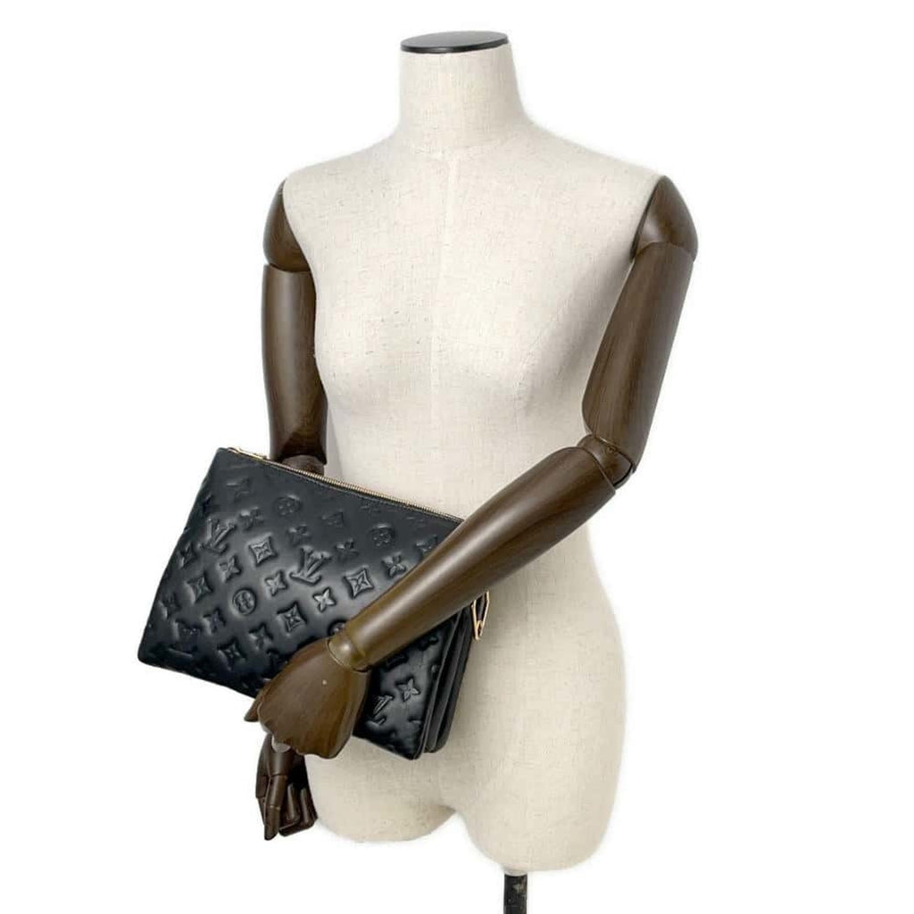 LV Pochette Chain Empreinte Leather