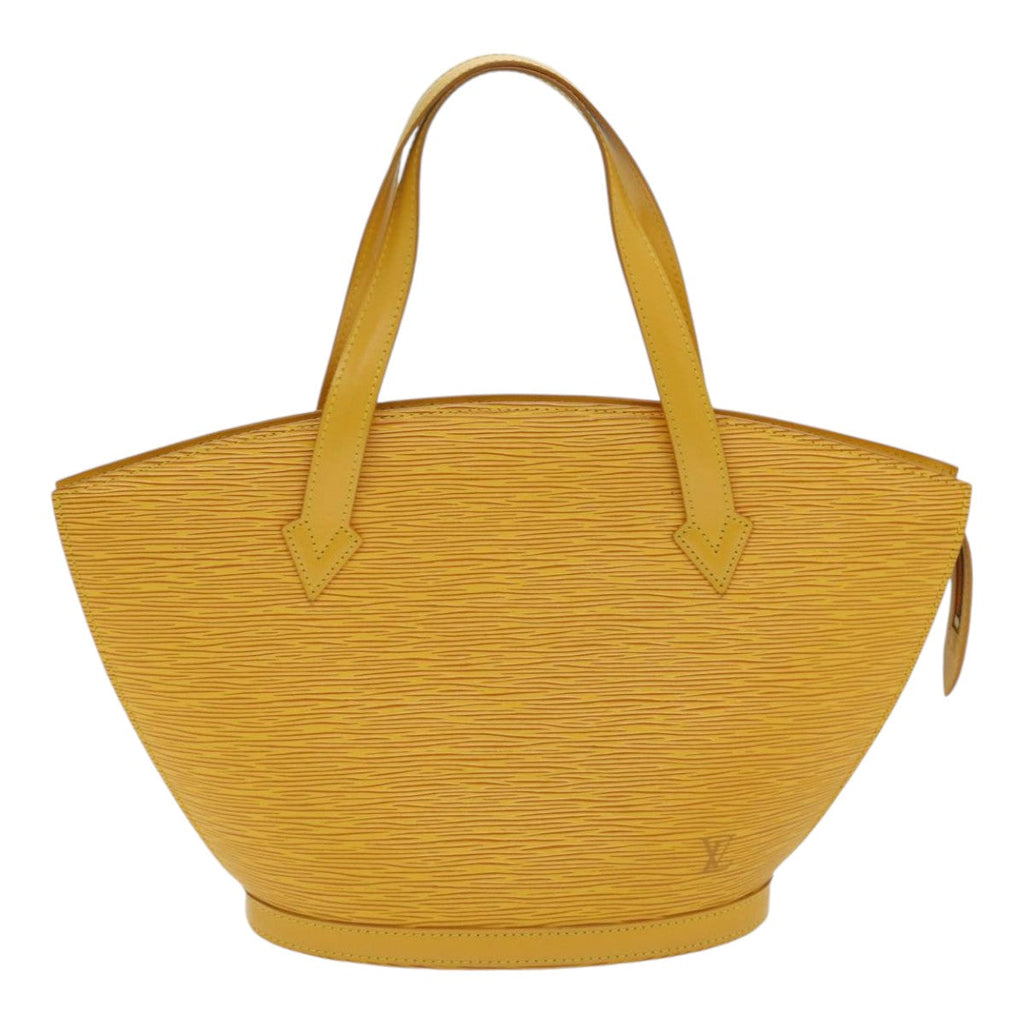 Cabas Piano Handbag Yellow Epi Leather