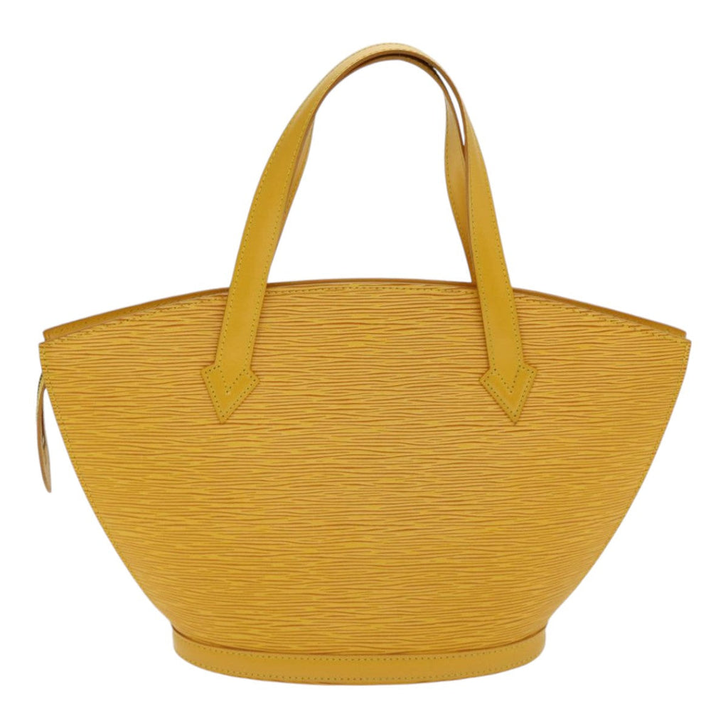 Cabas Piano Handbag Yellow Epi Leather