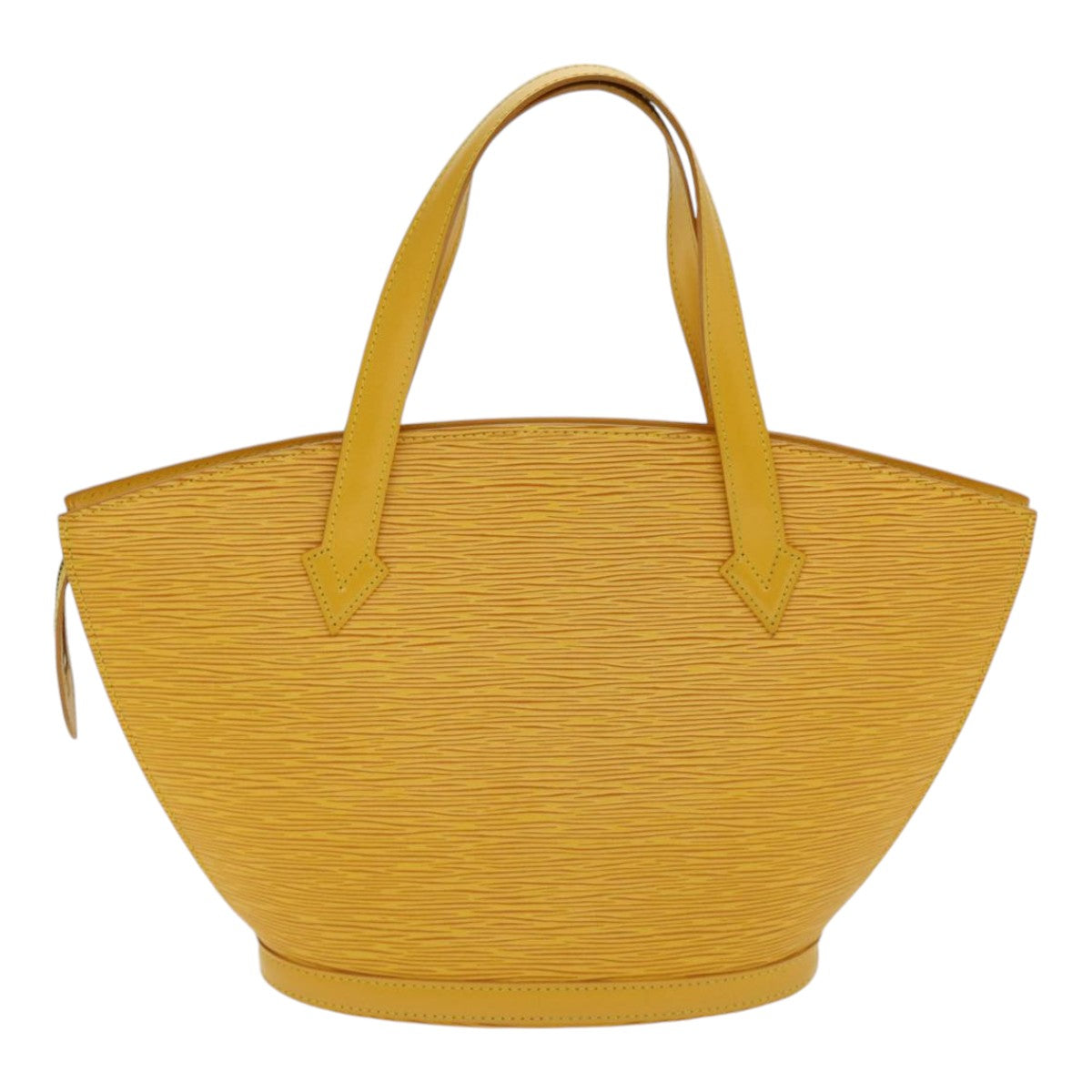 Cabas Piano Handbag Yellow Epi Leather