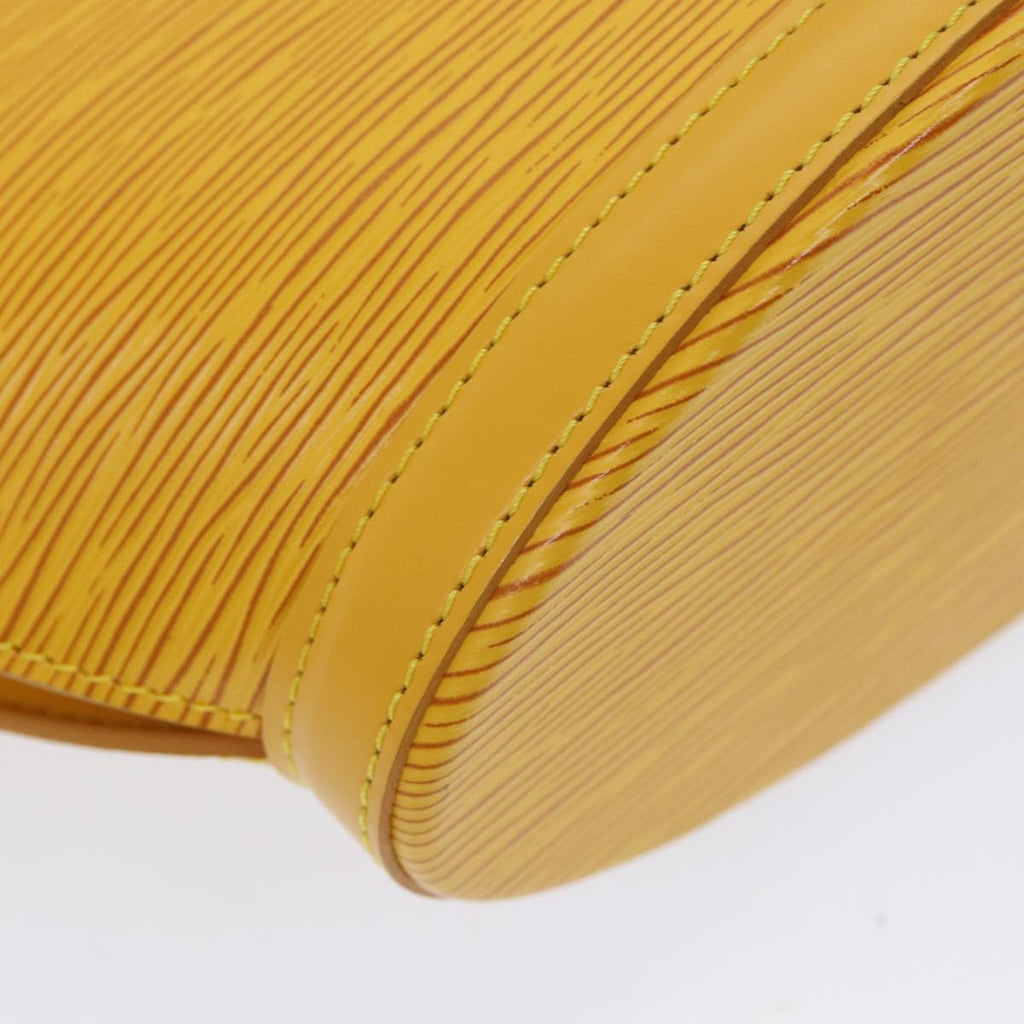 Cabas Piano Handbag Yellow Epi Leather
