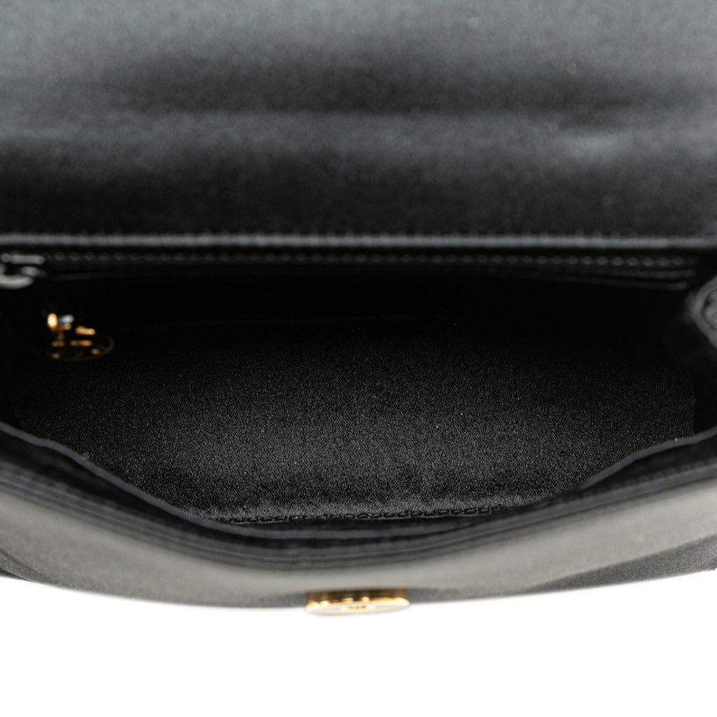 Chanel Beaded Satin Shoulder Bag