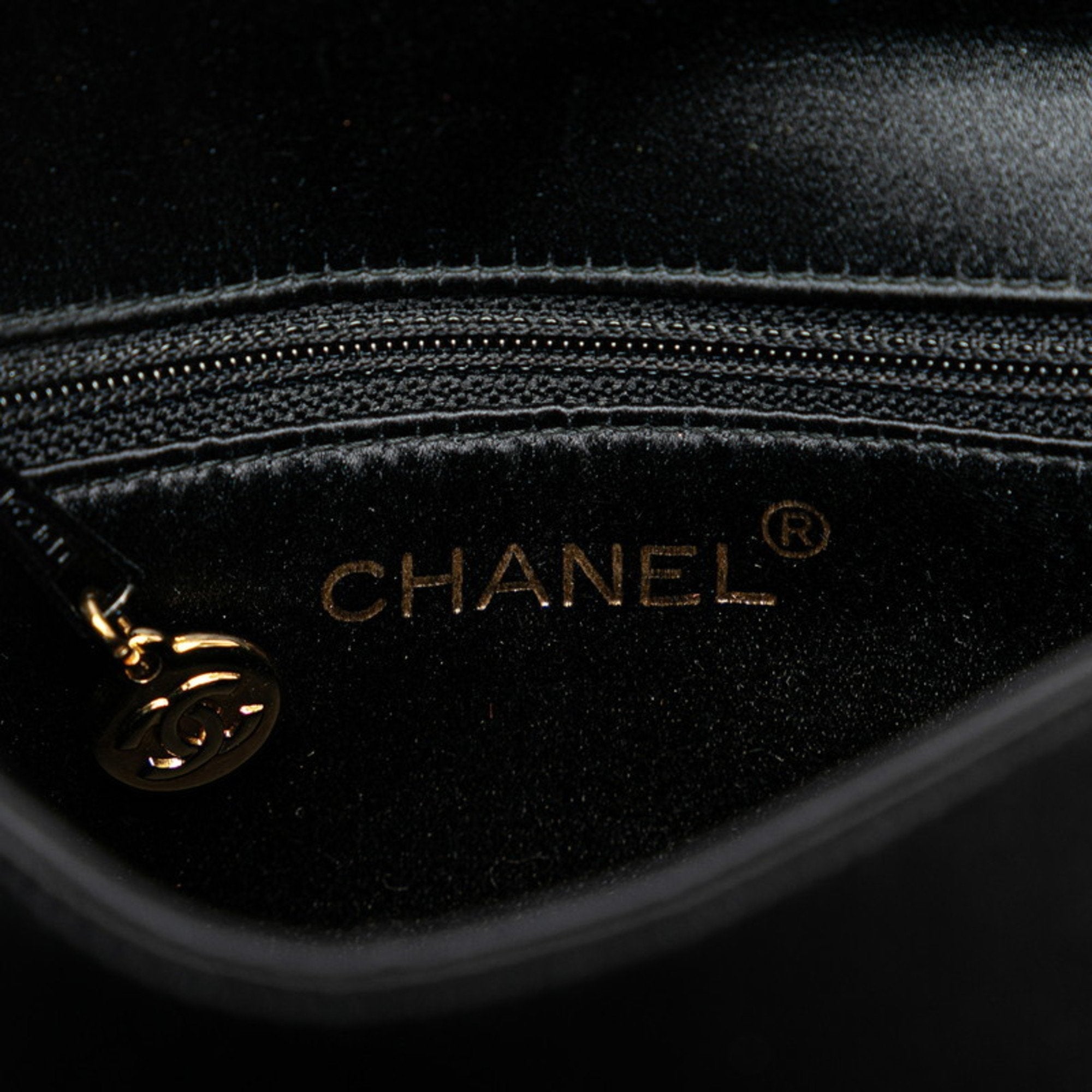 Chanel Beaded Satin Shoulder Bag