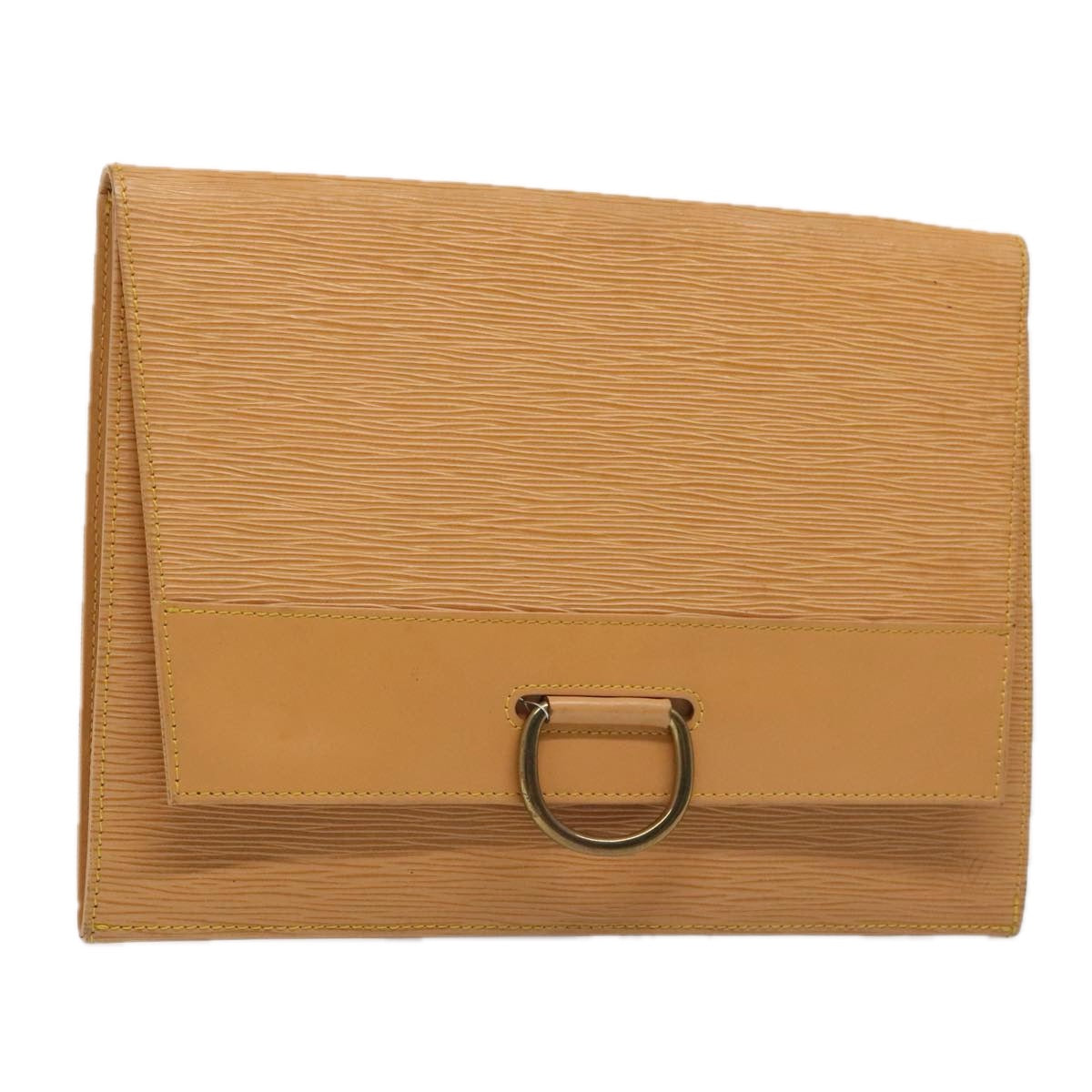 Epi Leather Clutch Dring Closure