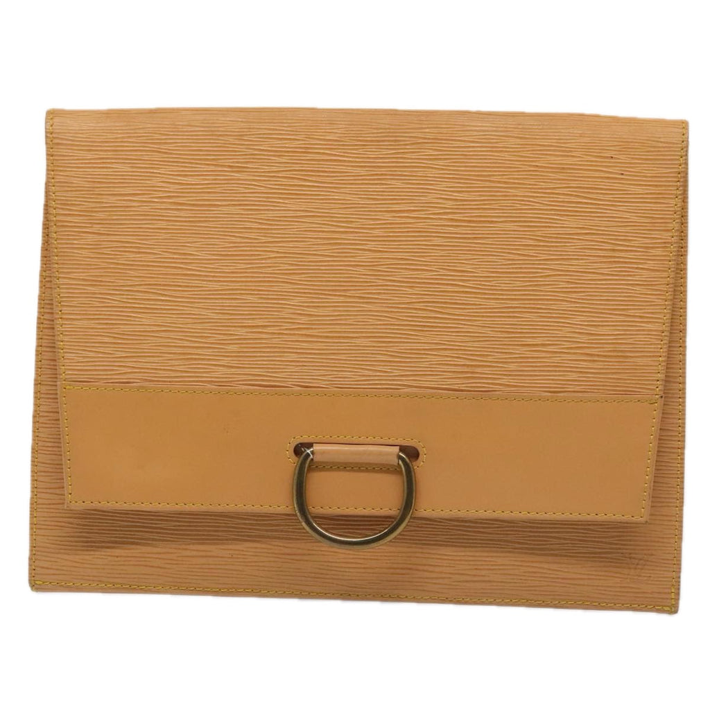 Epi Leather Clutch Dring Closure