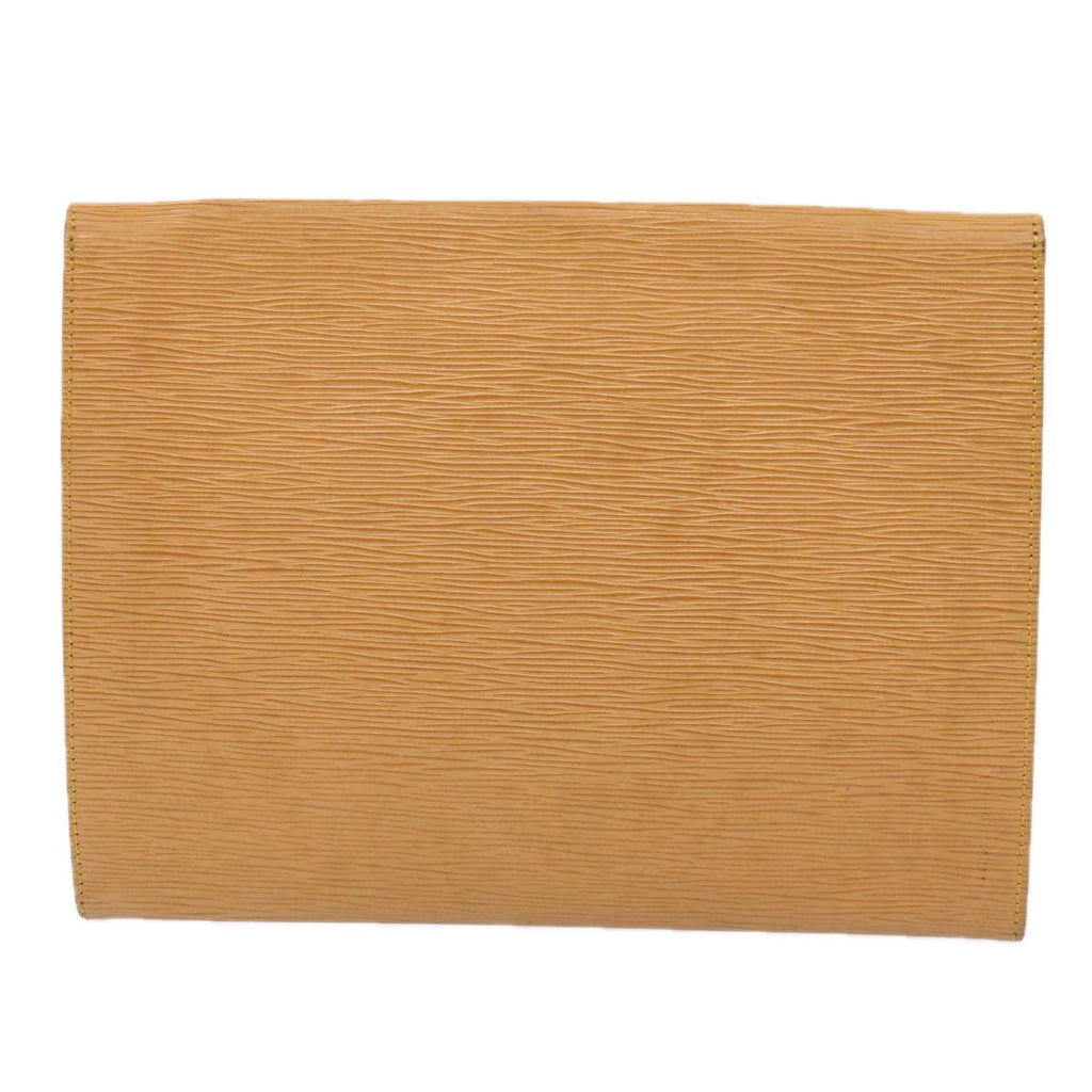 Epi Leather Clutch Dring Closure