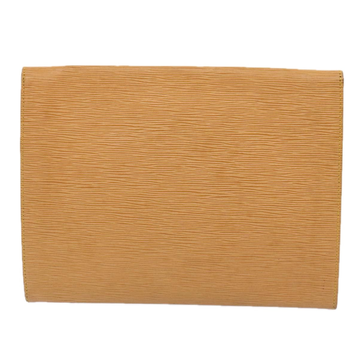 Epi Leather Clutch Dring Closure
