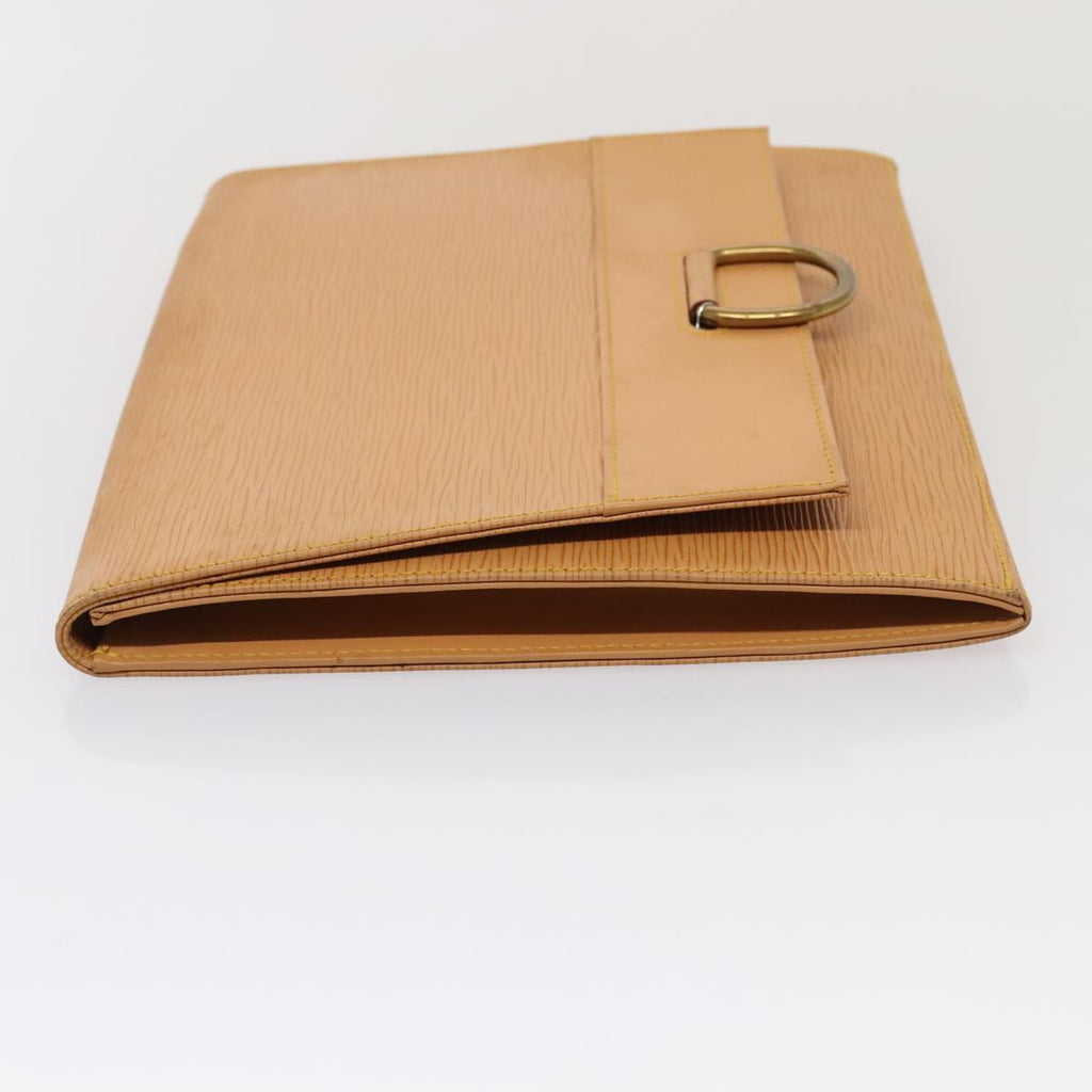 Epi Leather Clutch Dring Closure