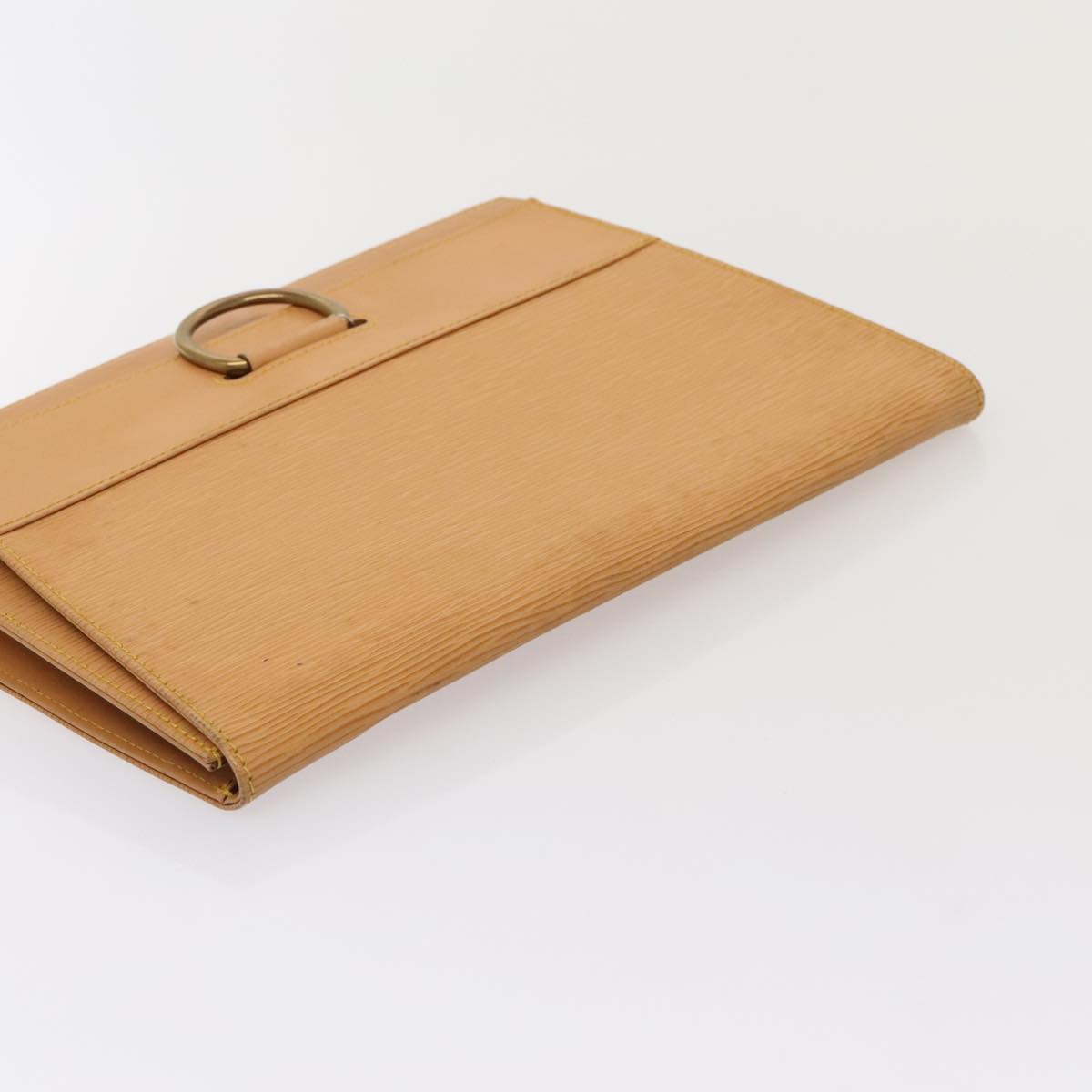 Epi Leather Clutch Dring Closure