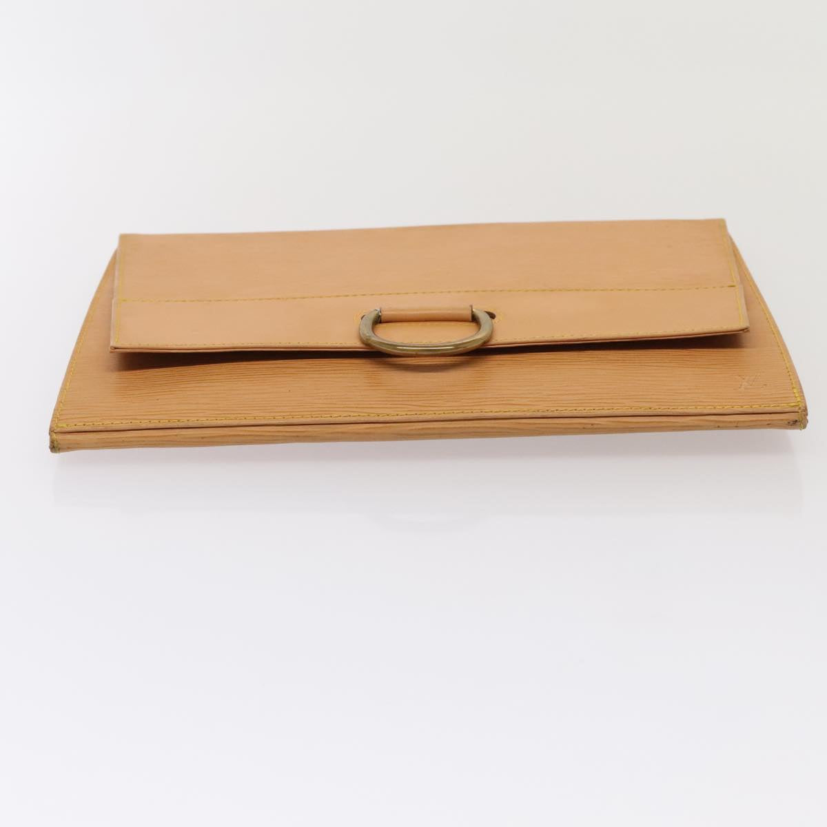 Epi Leather Clutch Dring Closure