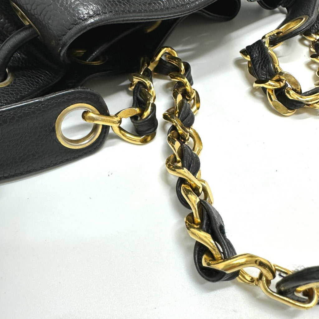 Chanel Caviar Leather Bucket Bag Model Name Bucket