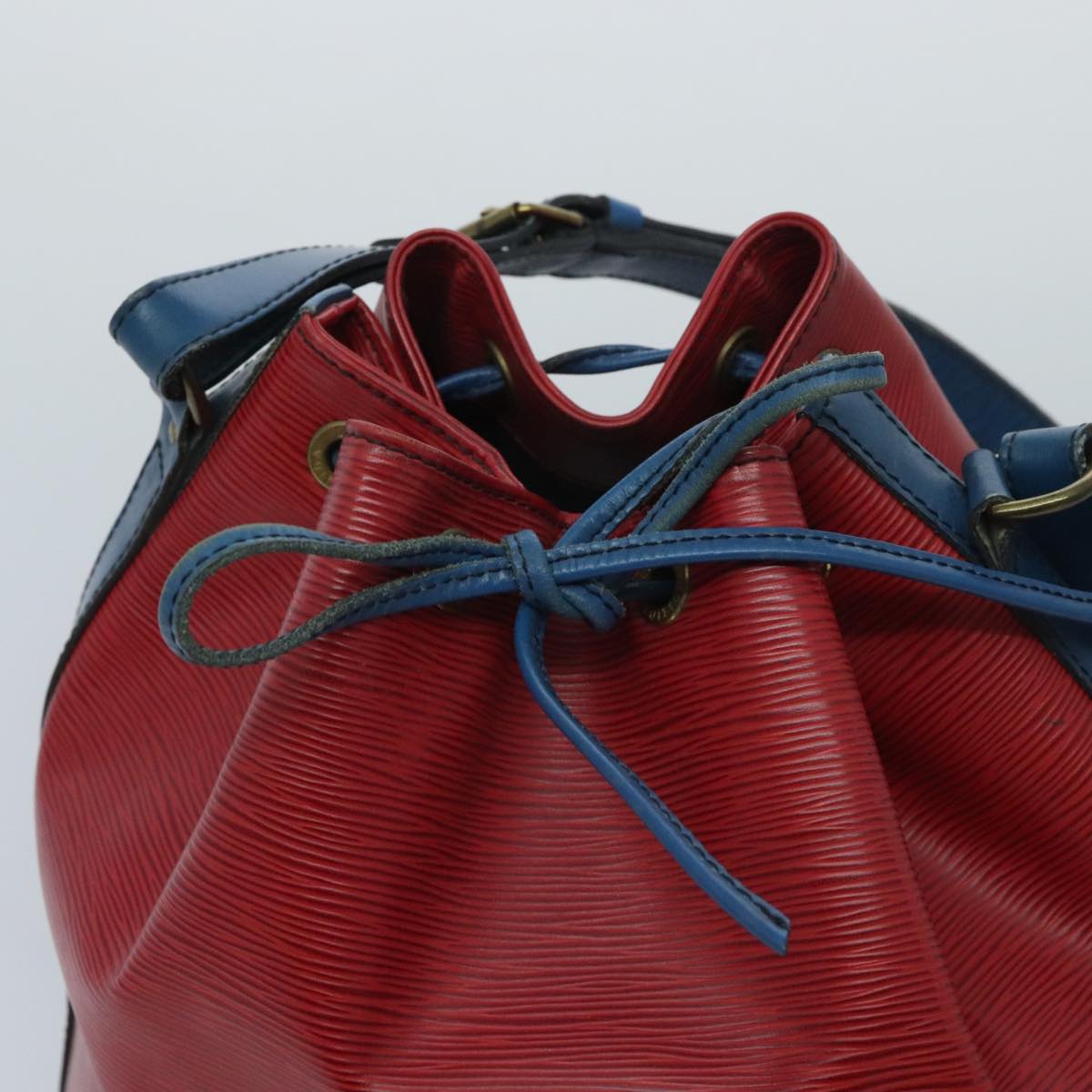 Monogram Empreinte Bucket Bag Red and Blue