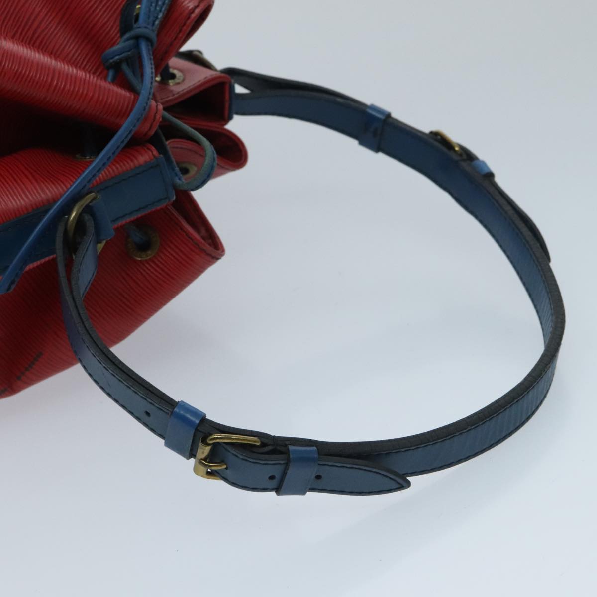 Monogram Empreinte Bucket Bag Red and Blue